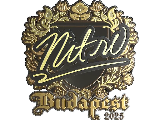 Sticker | nitr0 (Gold) | Budapest 2025