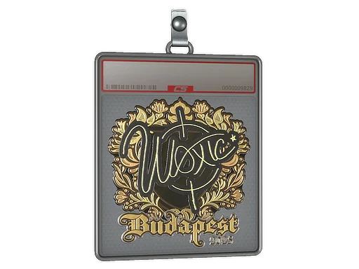 Sticker Slab | woxic (Gold) | Budapest 2025