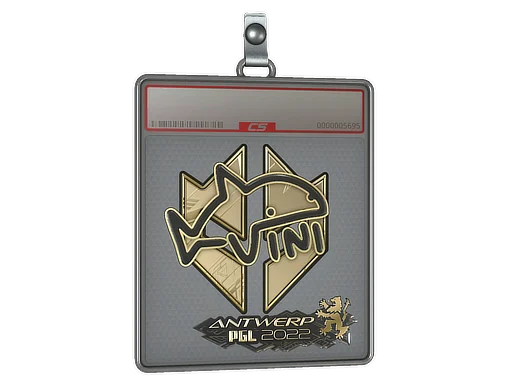 Sticker Slab | VINI (Gold) | Antwerp 2022