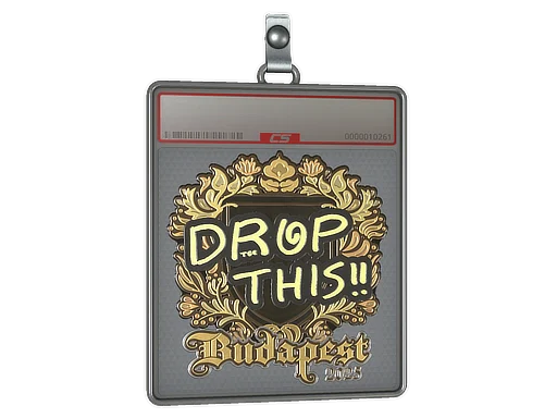 Sticker Slab | drop (Gold) | Budapest 2025