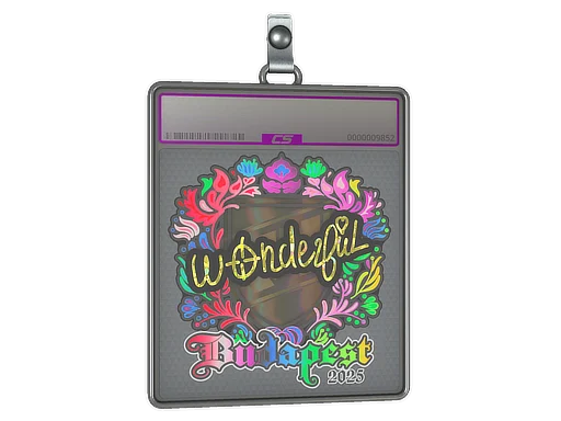 Sticker Slab | w0nderful (Holo) | Budapest 2025