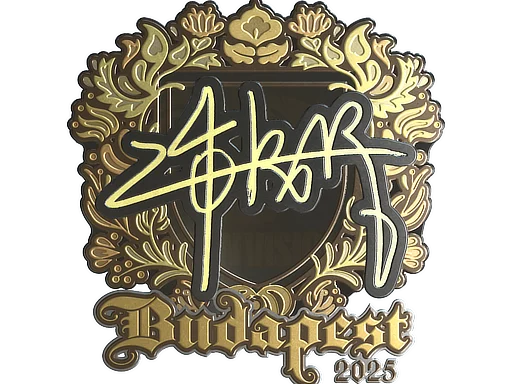 Sticker | z4KR (Gold) | Budapest 2025