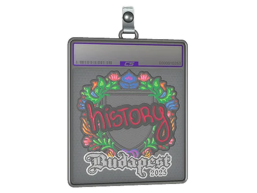 Sticker Slab | History (Embroidered) | Budapest 2025