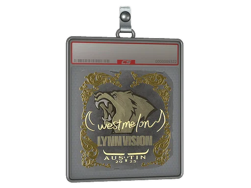 Sticker Slab | westmelon (Gold) | Austin 2025