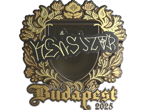 Sticker | kensizor (Gold) | Budapest 2025