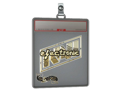 Sticker Slab | electronic (Gold) | Paris 2023