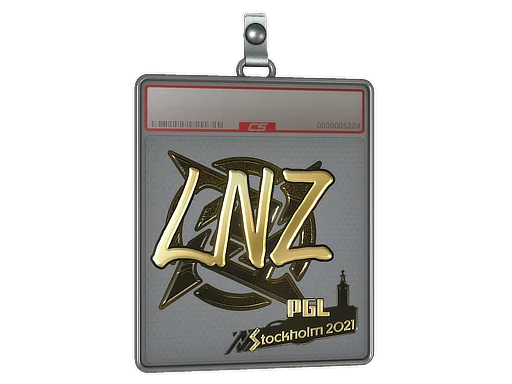 Sticker Slab | LNZ (Gold) | Stockholm 2021