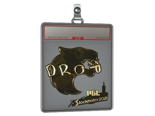 Sticker Slab | drop (Gold) | Stockholm 2021