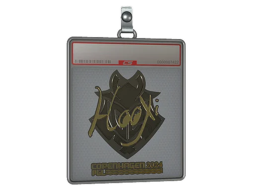 Sticker Slab | HooXi (Gold) | Copenhagen 2024