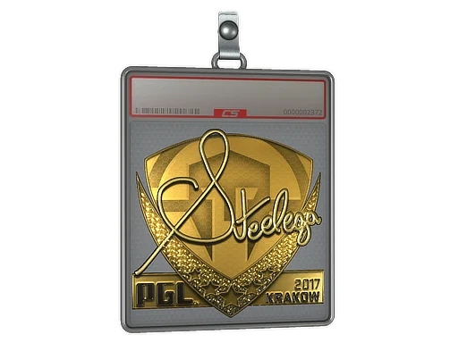 Sticker Slab | steel (Gold) | Krakow 2017