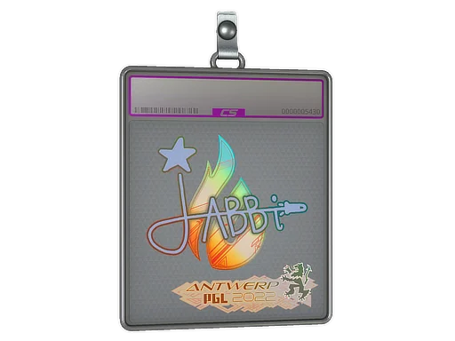 Sticker Slab | jabbi (Holo) | Antwerp 2022