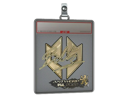 Sticker Slab | boltz (Gold) | Antwerp 2022