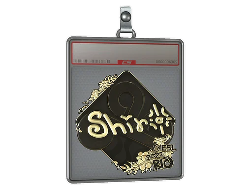 Sticker Slab | sh1ro (Gold) | Rio 2022