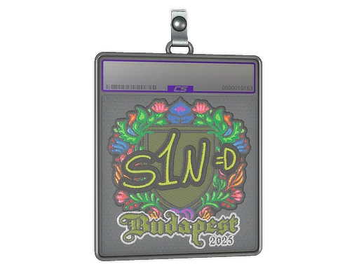 Sticker Slab | s1n (Embroidered) | Budapest 2025