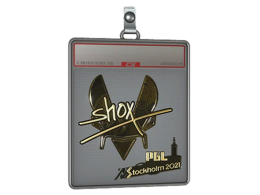 Sticker Slab | shox (Gold) | Stockholm 2021