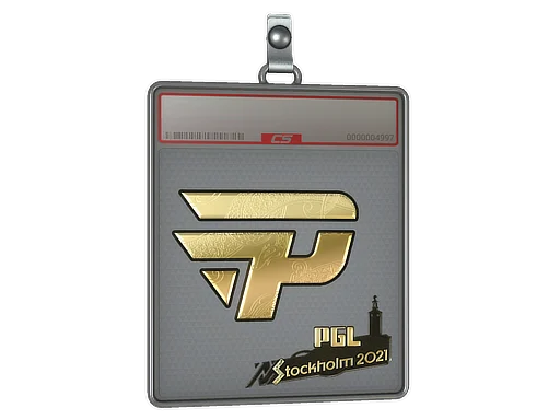 Sticker Slab | paiN Gaming (Gold) | Stockholm 2021