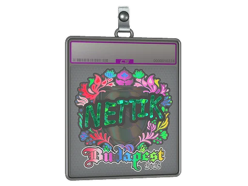 Sticker Slab | nettik (Holo) | Budapest 2025