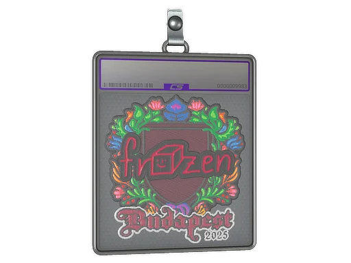 Sticker Slab | frozen (Embroidered) | Budapest 2025