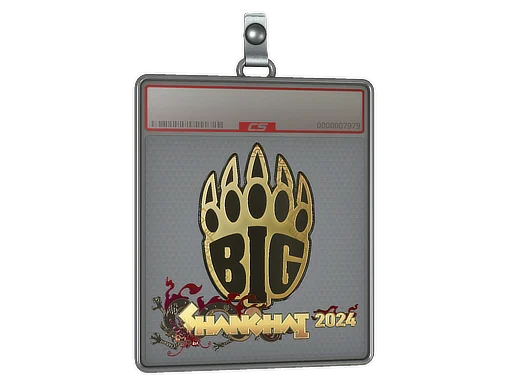 Sticker Slab | BIG (Gold) | Shanghai 2024