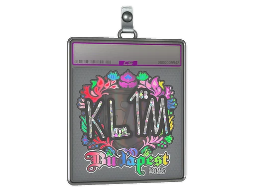 Sticker Slab | kl1m (Holo) | Budapest 2025