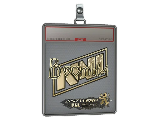 Sticker Slab | Boombl4 (Gold) | Antwerp 2022
