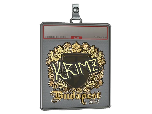 Sticker Slab | KRIMZ (Gold) | Budapest 2025