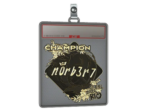 Sticker Slab | n0rb3r7 (Gold, Champion) | Rio 2022
