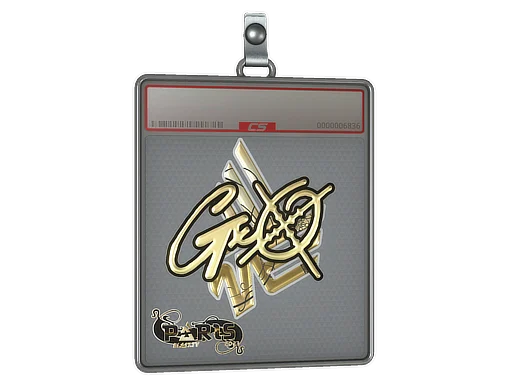 Sticker Slab | gxx- (Gold) | Paris 2023