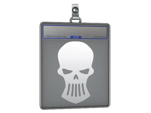 Sticker Slab | Silver Skulls
