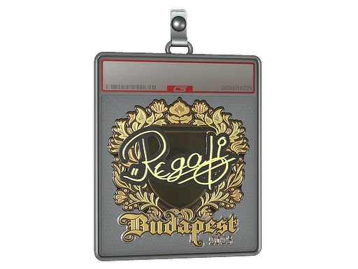 Sticker Slab | regali (Gold) | Budapest 2025