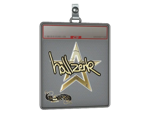Sticker Slab | hallzerk (Gold) | Paris 2023