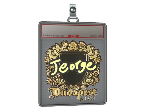Sticker Slab | jeorge (Gold) | Budapest 2025
