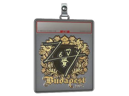Sticker Slab | zevy (Gold) | Budapest 2025