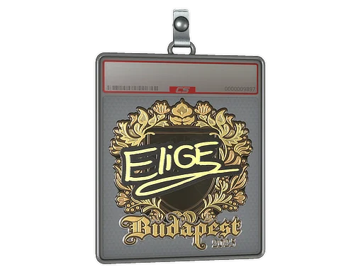Sticker Slab | EliGE (Gold) | Budapest 2025