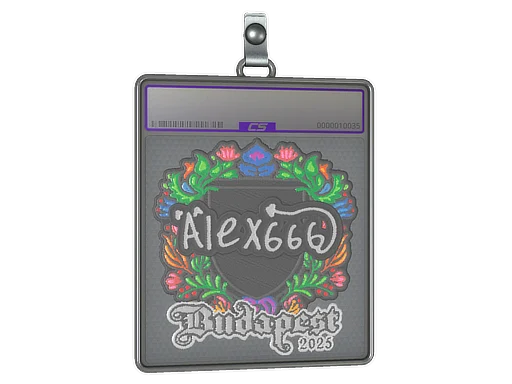 Sticker Slab | alex666 (Embroidered) | Budapest 2025
