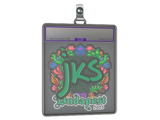 Sticker Slab | jks (Embroidered) | Budapest 2025