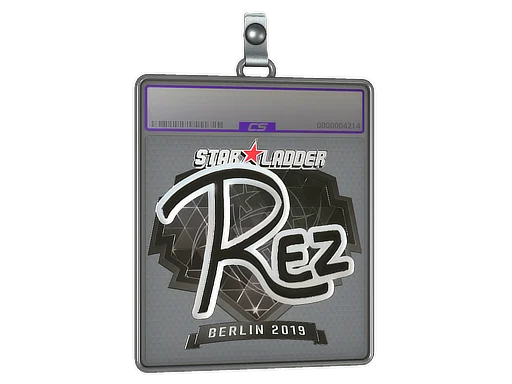 Sticker Slab | REZ (Foil) | Berlin 2019
