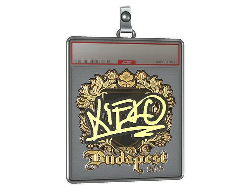 Sticker Slab | xiELO (Gold) | Budapest 2025